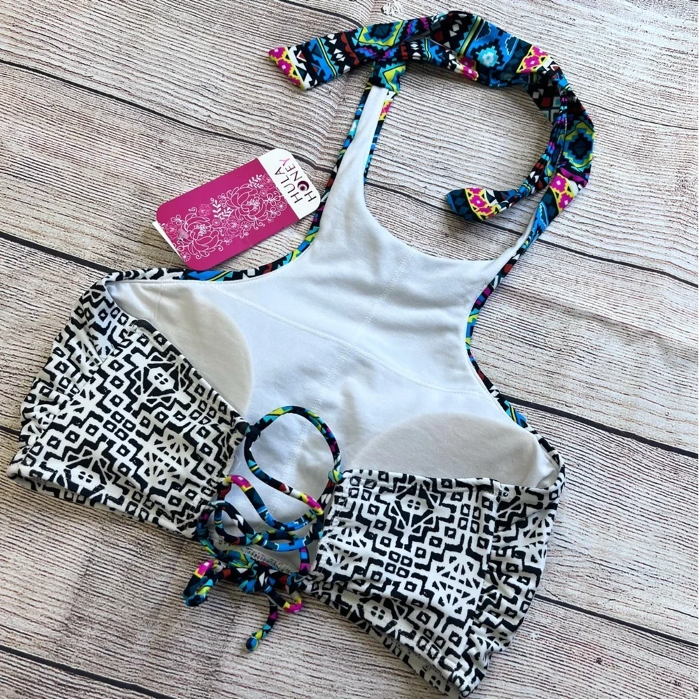 High Neck Bikini Swim Top - Picture 3 of 4